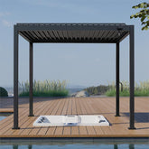 AWT Pergola P2-3 basic met handslinger - Waterdicht & Weerbestendig - Antraciet RAL 7043